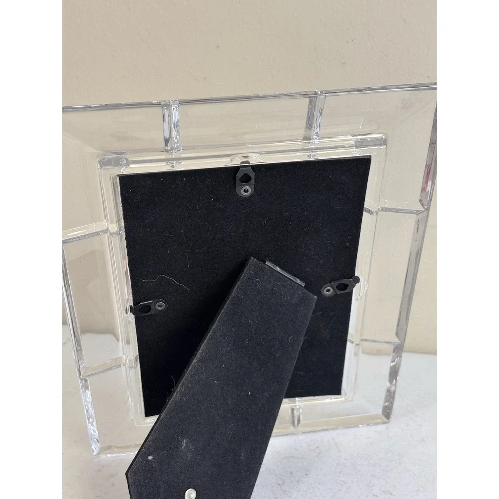 Reed & Barton Miller Rogaska Crystal Picture Frame Fits 5x7 Photo. Great Gift.